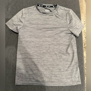 Tek Gear Bits Heathered Gray Short Sleeve Tee